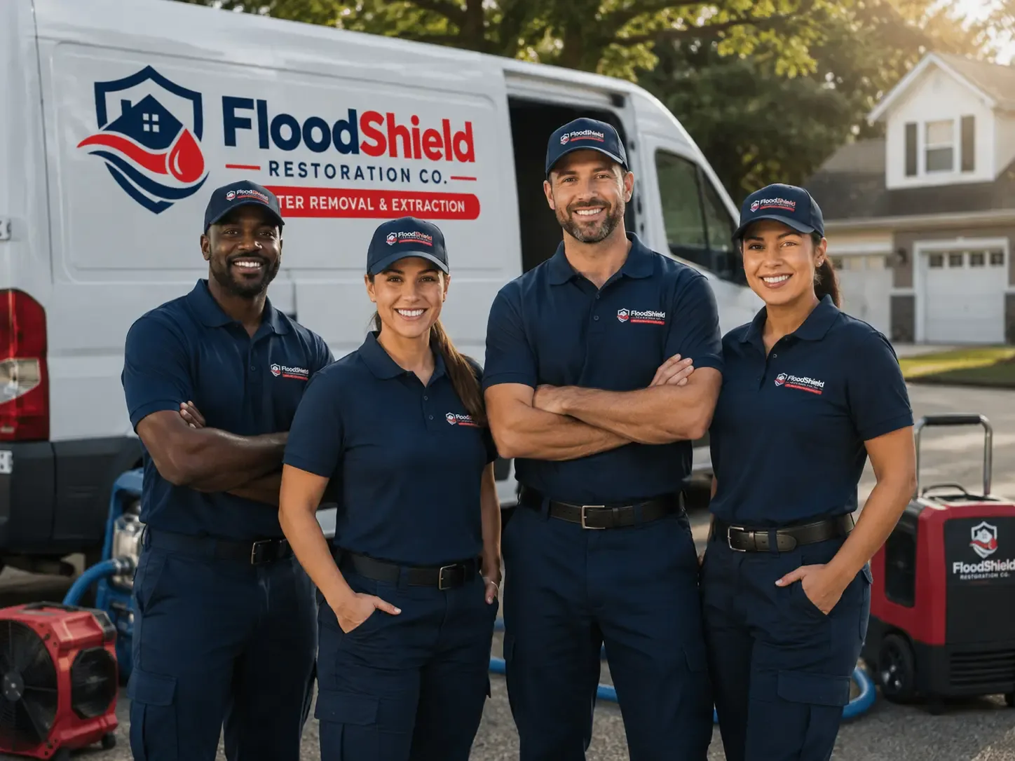 Flood Damage Restoration company in Red Hill, PA